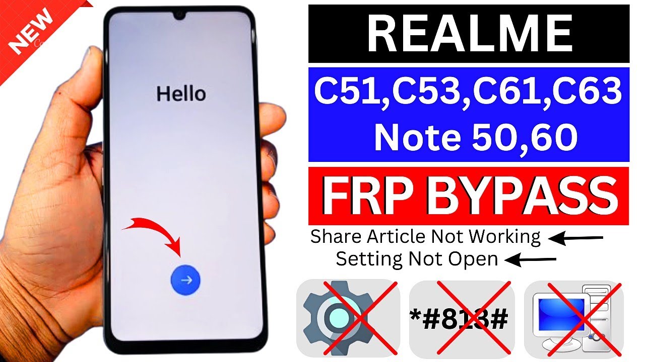 Unlocking Secrets: FRP Bypass for Realme C51, C53, C61, C63 & Note 50/60 – Discover How! Unlocking Secrets: FRP Bypass for Realme C51, C53, C61, C63 & Note 50/60 – Discover How!