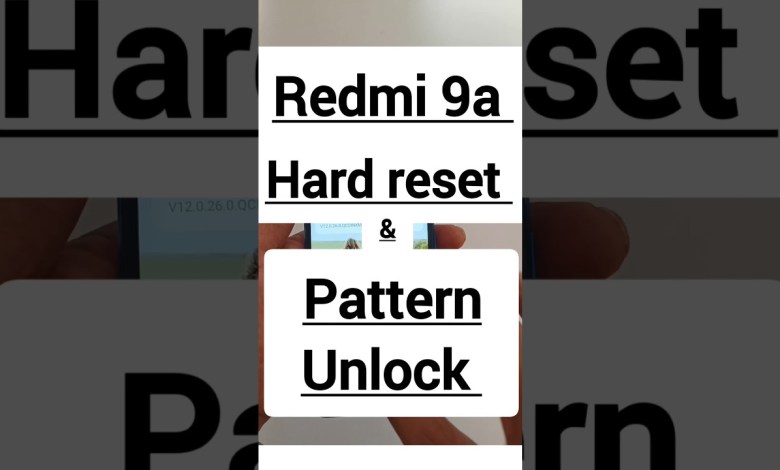 Redmi 9a hard reset and pattern unlock #shorts Redmi 9a hard reset and pattern unlock #shorts