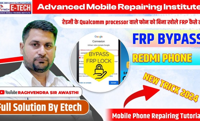 FRP without opening Redmi's phone with Qualcomm processor FRP without opening Redmi's phone with Qualcomm processor