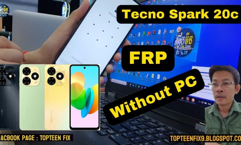 Tecno spark 20c frp without pc Tecno spark 20c frp without pc