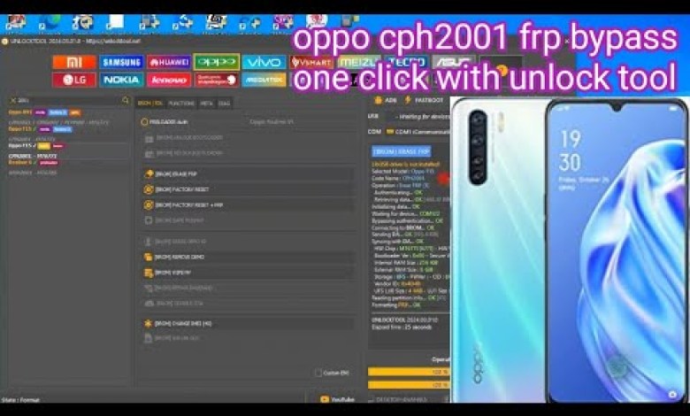 oppo cph2001 frp bypass one click with unlock tool oppo cph2001 frp bypass one click with unlock tool