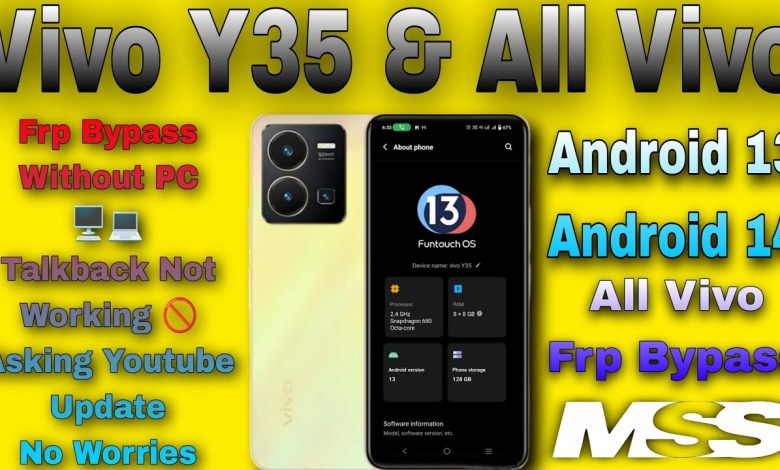 Vivo Y35 Frp Bypass Android 13 | Vivo Y35 Frp Bypass / Vivo Y35 Frp Bypass Android 13 | Vivo Y35 Frp Bypass /