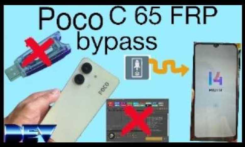 Poco C65 FRP bypass Poco C65 FRP bypass