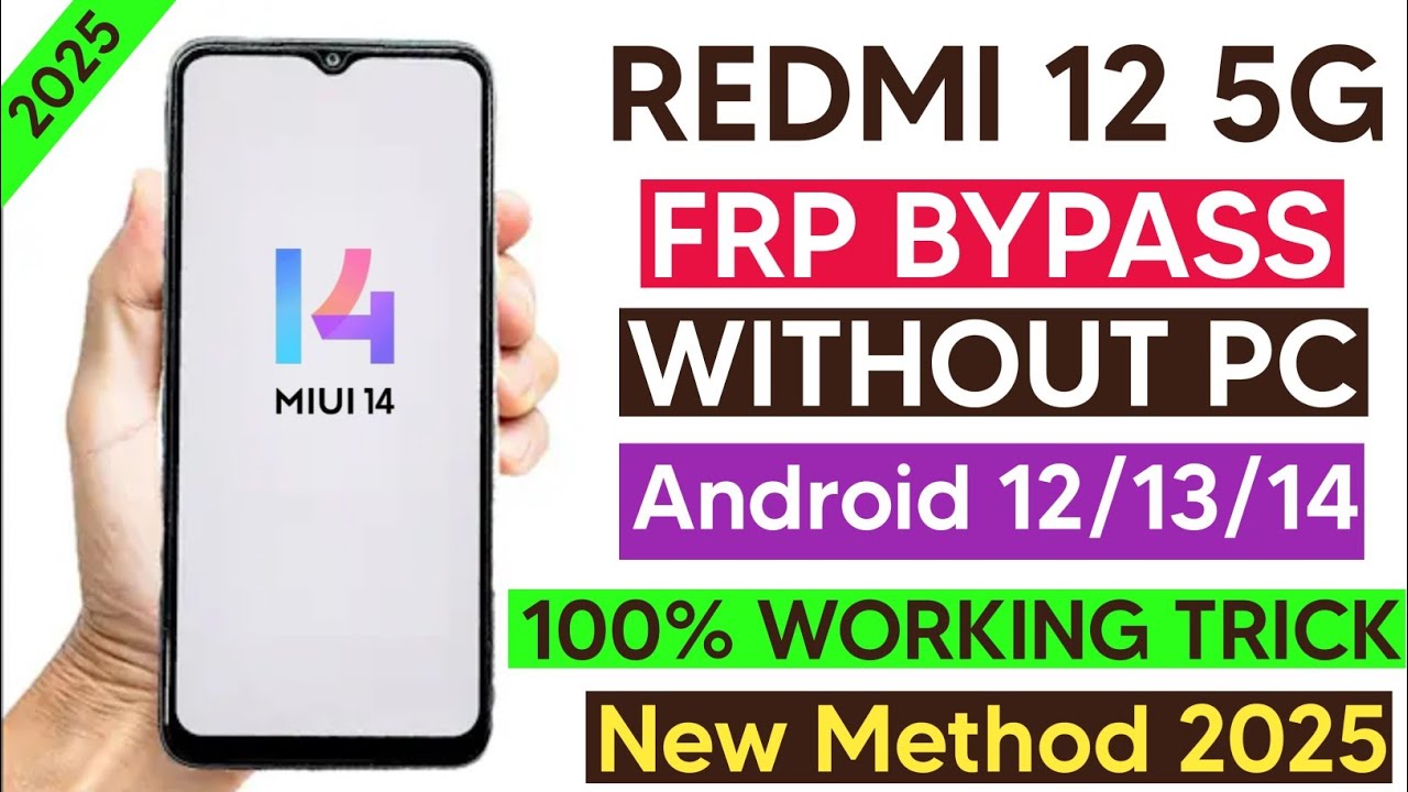 Unlock the mysteries of Redmi 12 5G FRP BYPASS and Google account removal Unlock the mysteries of Redmi 12 5G FRP BYPASS and Google account removal