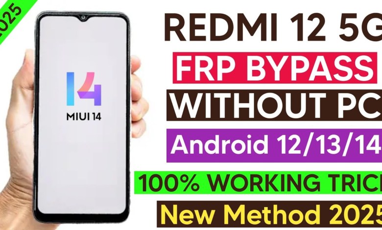 Unlock the mysteries of Redmi 12 5G FRP BYPASS and Google account removal Unlock the mysteries of Redmi 12 5G FRP BYPASS and Google account removal
