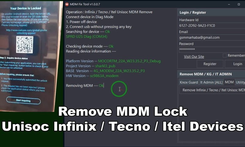 How To Remove MDM Lock Unisoc Infinix, Tecno, itel How To Remove MDM Lock Unisoc Infinix, Tecno, itel