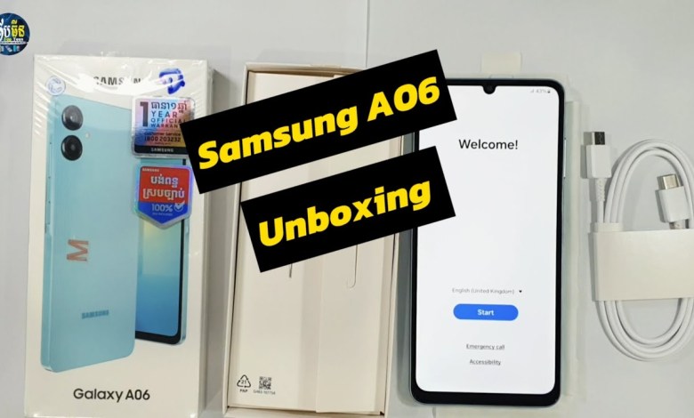 Samsung A06 Unboxing Samsung A06 Unboxing