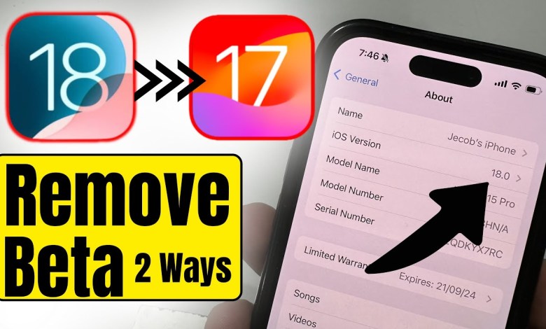 How to Remove iOS 18 Developer Beta 3 from iPhone (2 How to Remove iOS 18 Developer Beta 3 from iPhone (2