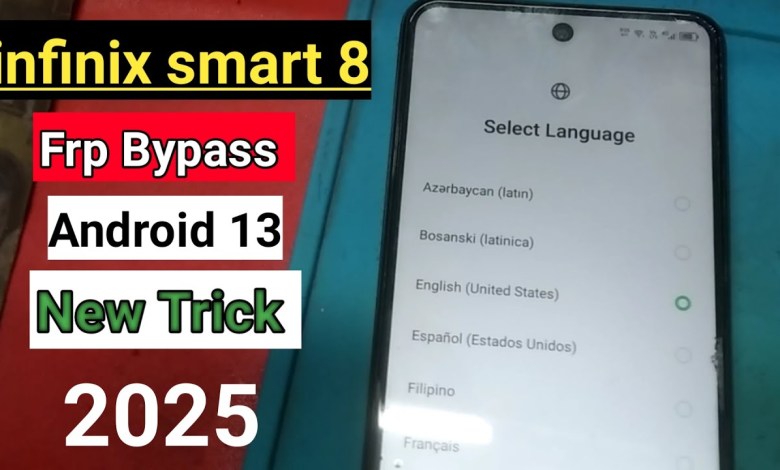 Unlocking Secrets: Discover the Latest Infinix Smart 8 FRP Bypass Trick for Android 13 in 2025! Unlocking Secrets: Discover the Latest Infinix Smart 8 FRP Bypass Trick for Android 13 in 2025!