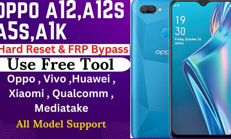 Oppo a12 hard reset & frp bypass use free tool || oppo Oppo a12 hard reset & frp bypass use free tool || oppo