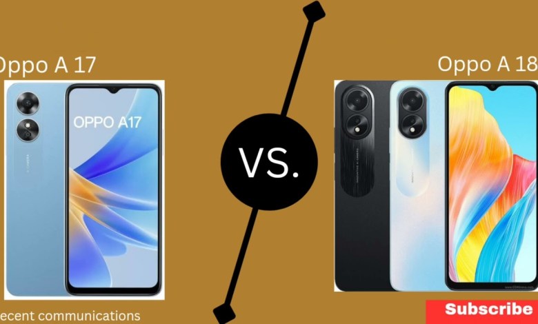 oppo A 18 vs oppo A 17 specifications and full review oppo A 18 vs oppo A 17 specifications and full review