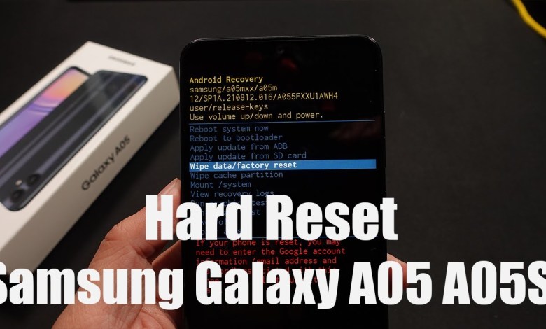 How To Hard Reset Samsung Galaxy A05| A05S How To Hard Reset Samsung Galaxy A05| A05S