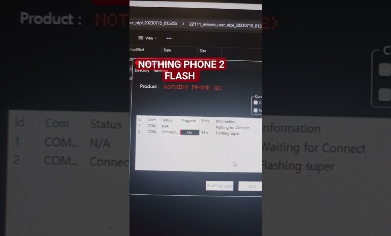 Nothing phone 2 flashing frp #nothing phone frp #pin Nothing phone 2 flashing frp #nothing phone frp #pin