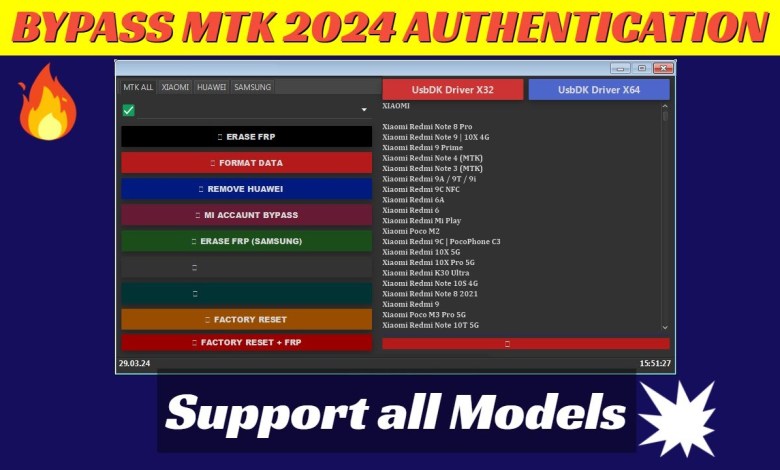 MTK Auth Bypass Tool v2.2024 | MI Unlock tool | SAMSUNG MTK Auth Bypass Tool v2.2024 | MI Unlock tool | SAMSUNG