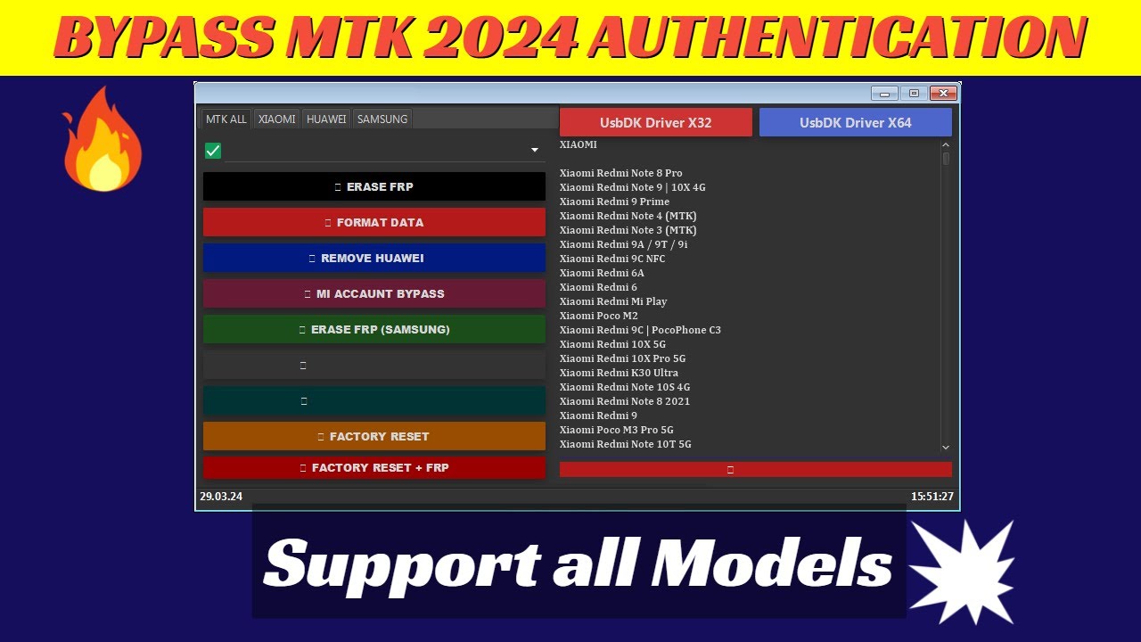 MTK Auth Bypass Tool v2.2024 | MI Unlock tool | SAMSUNG MTK Auth Bypass Tool v2.2024 | MI Unlock tool | SAMSUNG