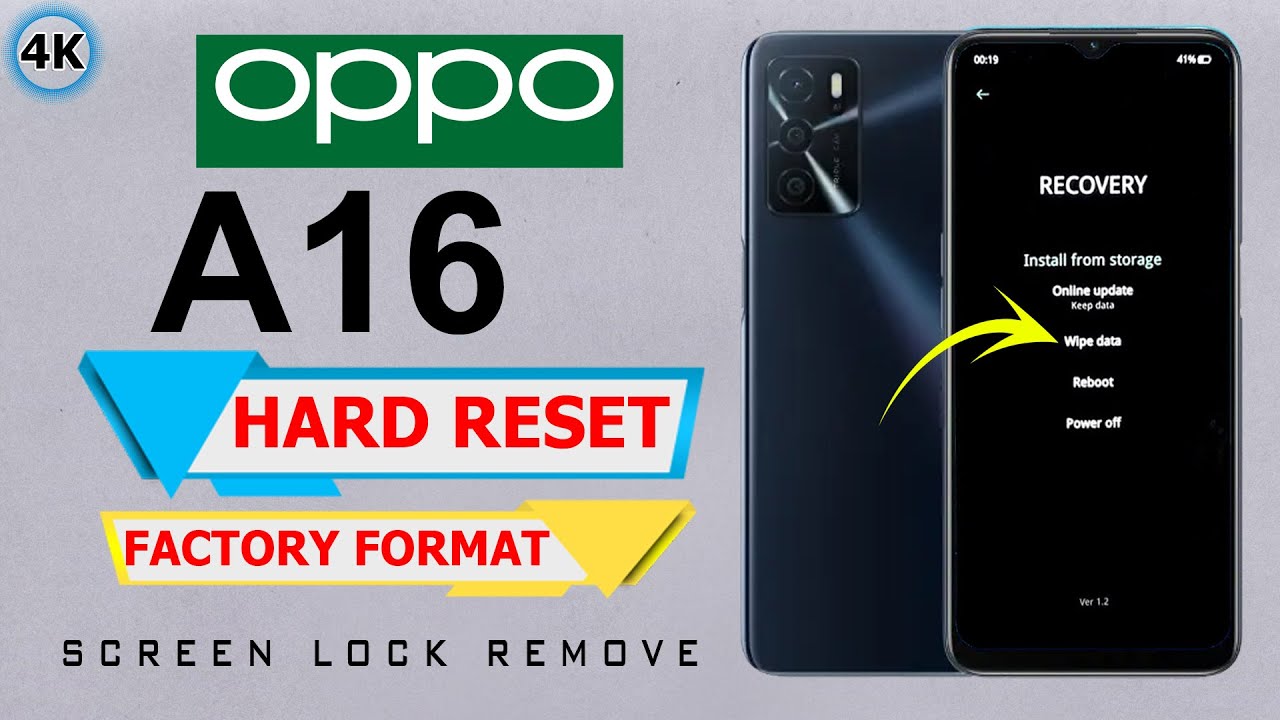 How to Oppo A16 Hard Reset Pattern Unlock | Rm Solution How to Oppo A16 Hard Reset Pattern Unlock | Rm Solution
