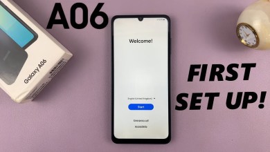 First Time Set Up Of Samsung Galaxy A06 First Time Set Up Of Samsung Galaxy A06