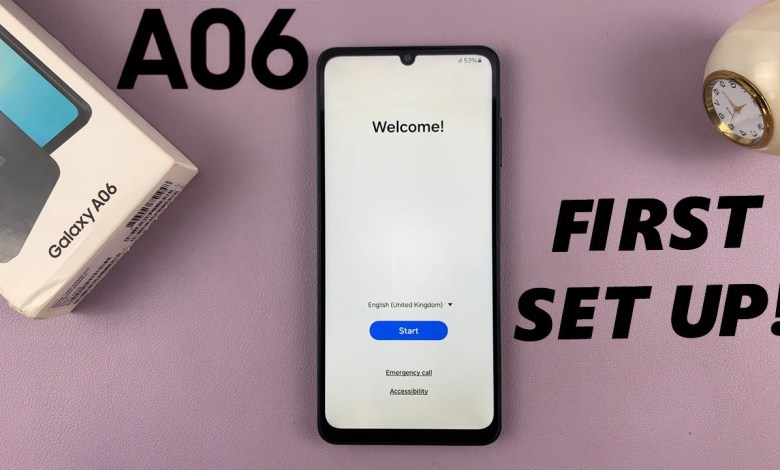 First Time Set Up Of Samsung Galaxy A06 First Time Set Up Of Samsung Galaxy A06