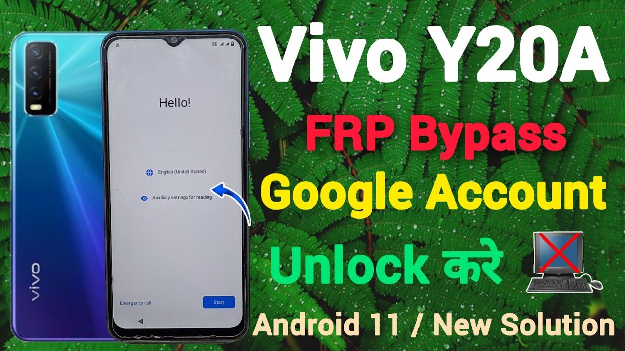 Vivo Y20A FRP Bypass | Android 11 | Unlock Tool | Vivo Y20A FRP Bypass | Android 11 | Unlock Tool |