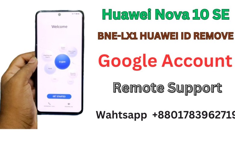Huawei Nova 10 SE BNE-LX1 Huawei ID Remove | Huawei Huawei Nova 10 SE BNE-LX1 Huawei ID Remove | Huawei