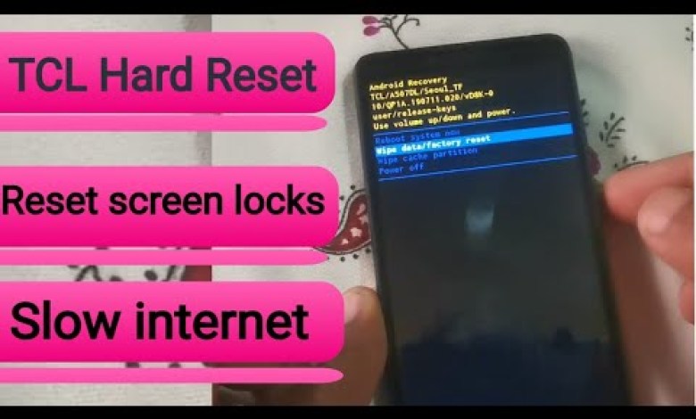 How to Hard Reset all TCL SMARTPHONES / speed up and How to Hard Reset all TCL SMARTPHONES / speed up and
