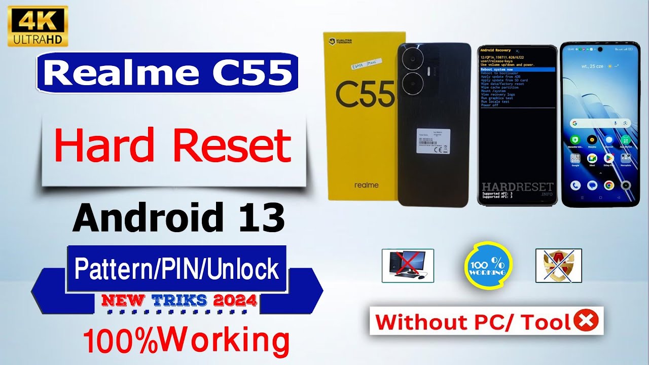 Realme C55 Hard Reset || Android 13 || Realme (RMX3710) Realme C55 Hard Reset || Android 13 || Realme (RMX3710)