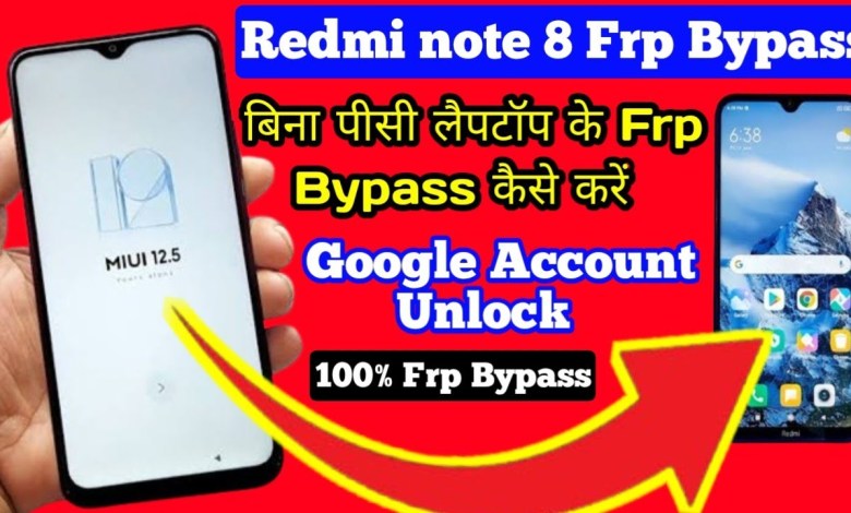 Redmi Note 8 Frp Bypass /MIUI 12.5 Google Account Redmi Note 8 Frp Bypass /MIUI 12.5 Google Account