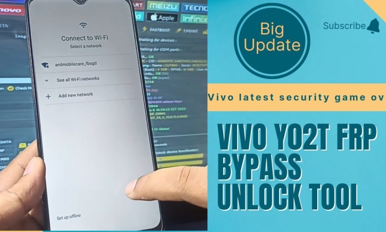 Vivo Y02t FRP Bypass unlock Tool | Vivo MTK Latest Vivo Y02t FRP Bypass unlock Tool | Vivo MTK Latest