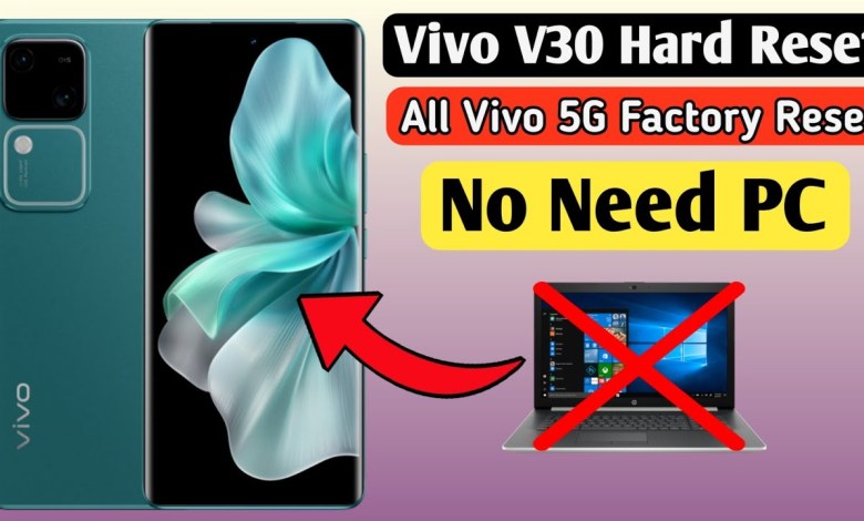 Vivo V30 5G Hard Reset | Without PC | All Vivo 5G Vivo V30 5G Hard Reset | Without PC | All Vivo 5G