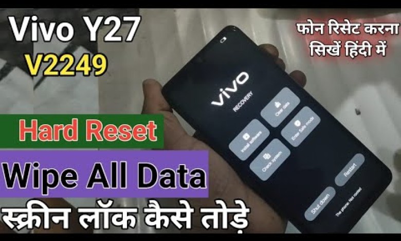 Vivo y27 Reset kaise kare || how to Hard reset Vivo y27 Vivo y27 Reset kaise kare || how to Hard reset Vivo y27