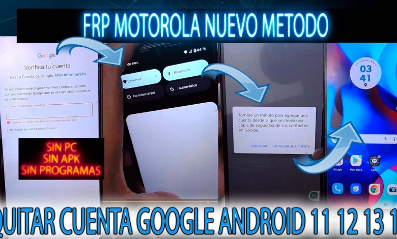 FRP TODOS LOS MOTOROLA NUEVO METODO QUITAR CUENTA FRP TODOS LOS MOTOROLA NUEVO METODO QUITAR CUENTA