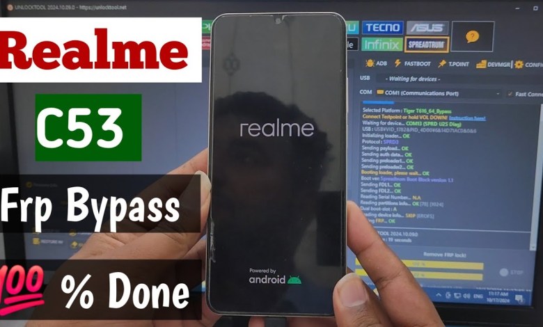 Unlock the Realme C53 with this powerful FRP bypass tool | Discover the RMX3762 FRP bypass solution Unlock the Realme C53 with this powerful FRP bypass tool | Discover the RMX3762 FRP bypass solution