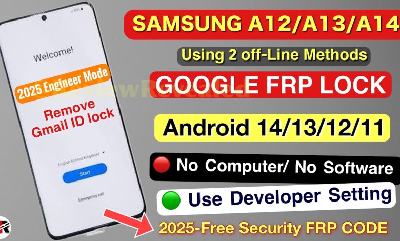 Discover How to Bypass Samsung A12-A13 FRP Without a PC on Android 2025 Discover How to Bypass Samsung A12-A13 FRP Without a PC on Android 2025