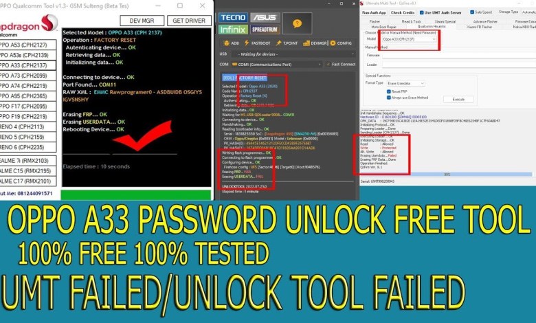 Oppo A33 CPH2137 Pin Pattaern Frp Unlock One Click Oppo A33 CPH2137 Pin Pattaern Frp Unlock One Click