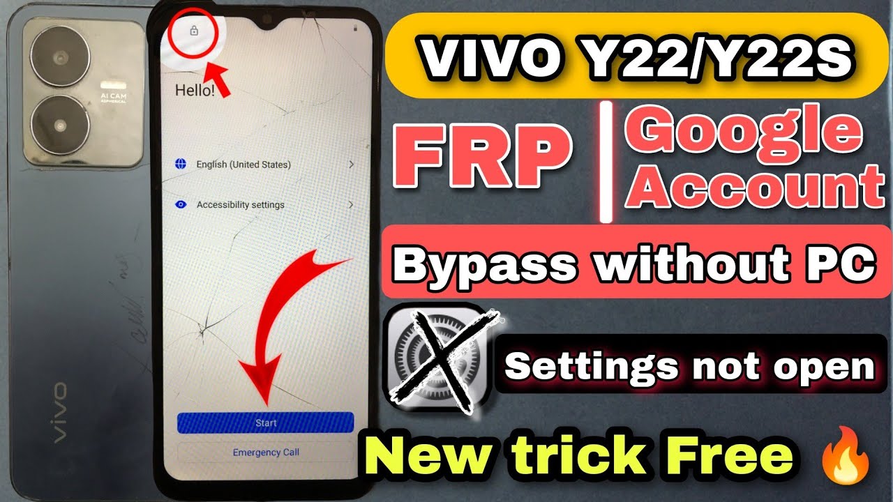 Unlock Google FRP on Vivo Y22 and Y22s – Discover how to bypass the security lock Unlock Google FRP on Vivo Y22 and Y22s – Discover how to bypass the security lock