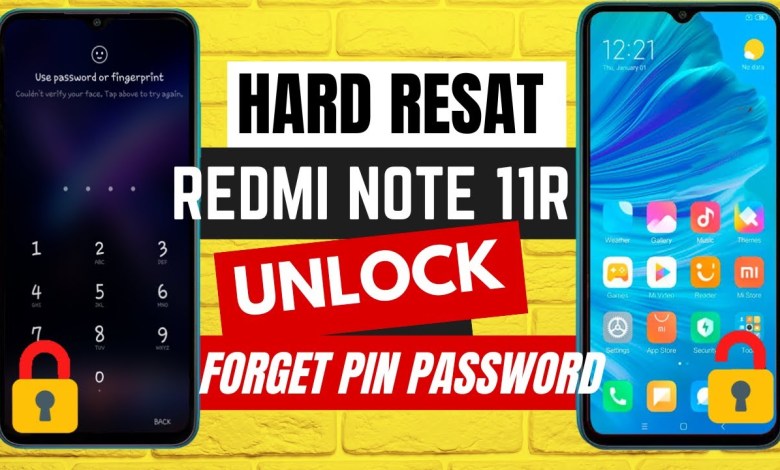 Redmi Note 11R : How to Hard Reset – Remove Pattern Redmi Note 11R : How to Hard Reset – Remove Pattern