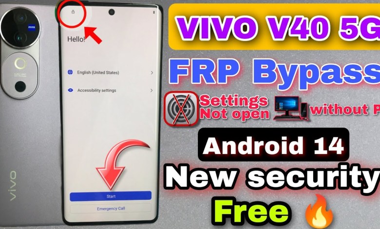 New Method: How to Bypass Frp on Vivo V40 When Settings Won’t Open in Android 14 New Method: How to Bypass Frp on Vivo V40 When Settings Won’t Open in Android 14