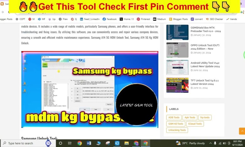 Samsung A14 5g Kg mdm Unlock Tool | Samsung FRP Bypass Samsung A14 5g Kg mdm Unlock Tool | Samsung FRP Bypass