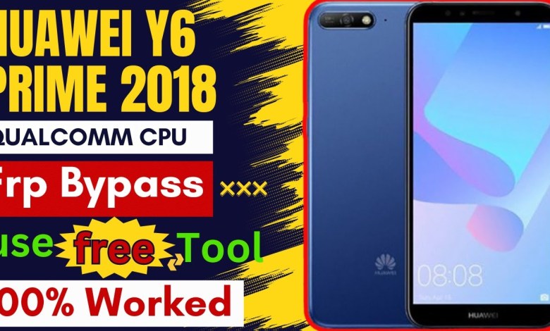 Huawei y6 prime 2018 frp bypass || Qualcomm chipset use Huawei y6 prime 2018 frp bypass || Qualcomm chipset use