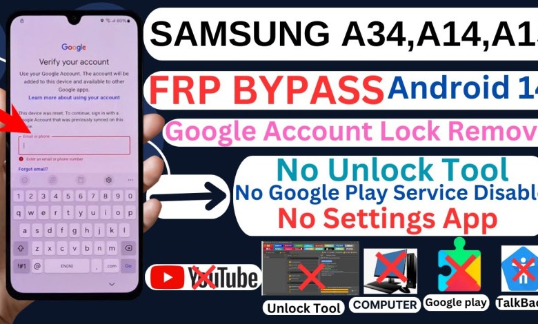 Unlocking Samsung Galaxy A34 5G/A14/A15: Is FRP Bypass Possible on Android 14? Unlocking Samsung Galaxy A34 5G/A14/A15: Is FRP Bypass Possible on Android 14?