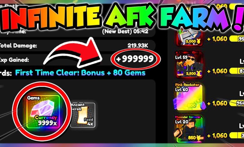 AFK *INFINITE* XP & GEMS FARM in Anime Defenders UPDATE AFK *INFINITE* XP & GEMS FARM in Anime Defenders UPDATE
