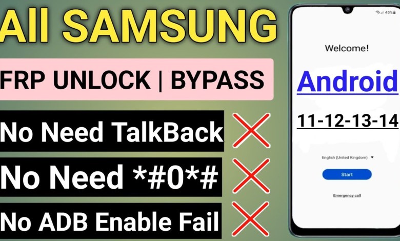 Unlock Samsung FRP for Android 11, 12, 13, 14 in 2025 – No more waiting! Unlock Samsung FRP for Android 11, 12, 13, 14 in 2025 – No more waiting!