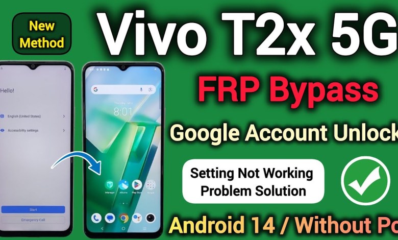 Curious about Vivo T2x 5G FRP Bypass on Android 14? Learn how to bypass Google Account Verification Curious about Vivo T2x 5G FRP Bypass on Android 14? Learn how to bypass Google Account Verification
