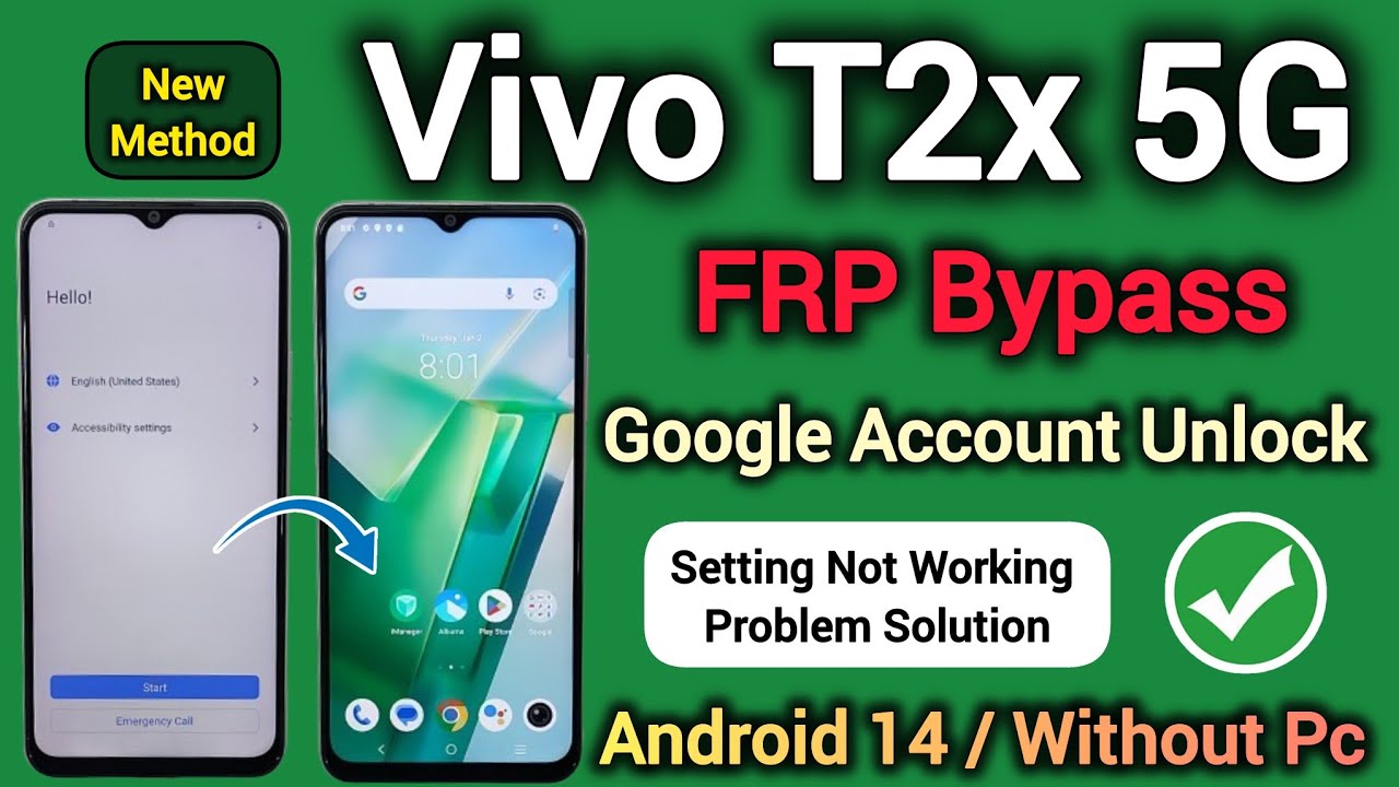 Curious about Vivo T2x 5G FRP Bypass on Android 14? Learn how to bypass Google Account Verification Curious about Vivo T2x 5G FRP Bypass on Android 14? Learn how to bypass Google Account Verification
