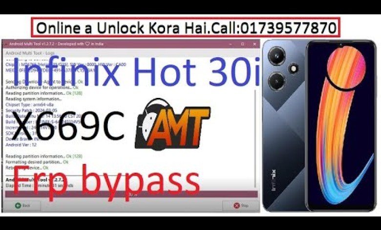 Infinix Hot 30i X669C Frp bypass by Android Multi Tool Infinix Hot 30i X669C Frp bypass by Android Multi Tool