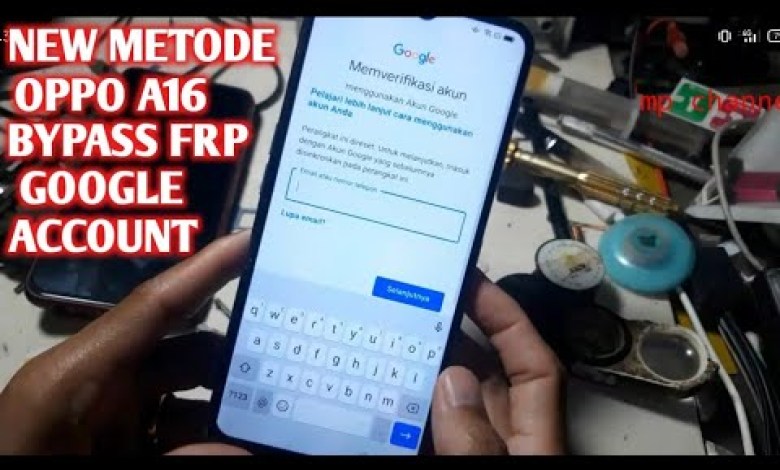 OPPO A16 (CPH2269) BYPASS FRP AKUN GOOGLE OPPO A16 (CPH2269) BYPASS FRP AKUN GOOGLE