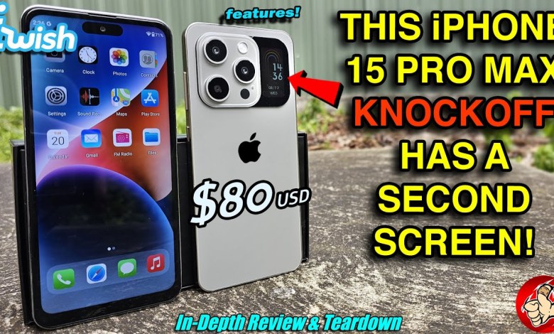 I bought an iPhone 15 Pro Max Knockoff that claims I bought an iPhone 15 Pro Max Knockoff that claims