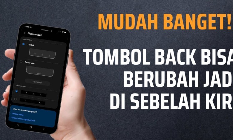 How to change the position of the navigation buttons on a Samsung cellphone How to change the position of the navigation buttons on a Samsung cellphone