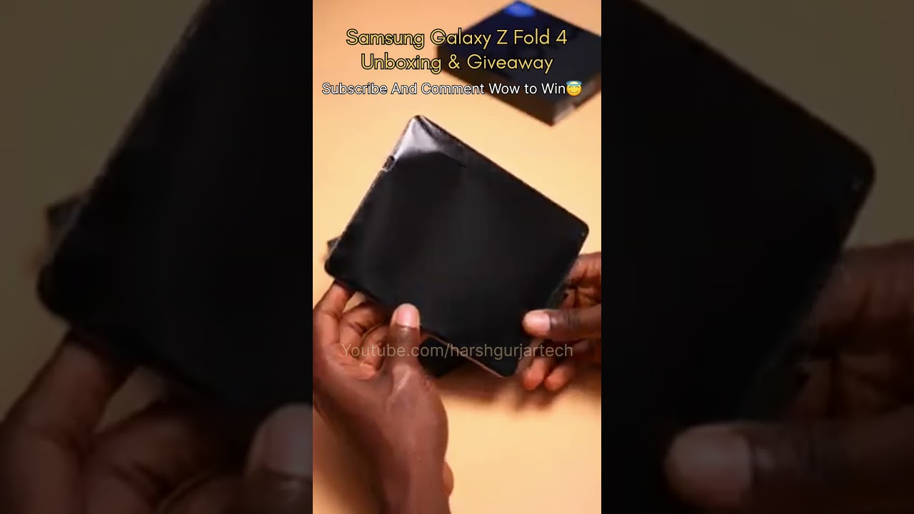 Samsung Galaxy Z Fold 4 Unboxing #youtubeshorts Samsung Galaxy Z Fold 4 Unboxing #youtubeshorts