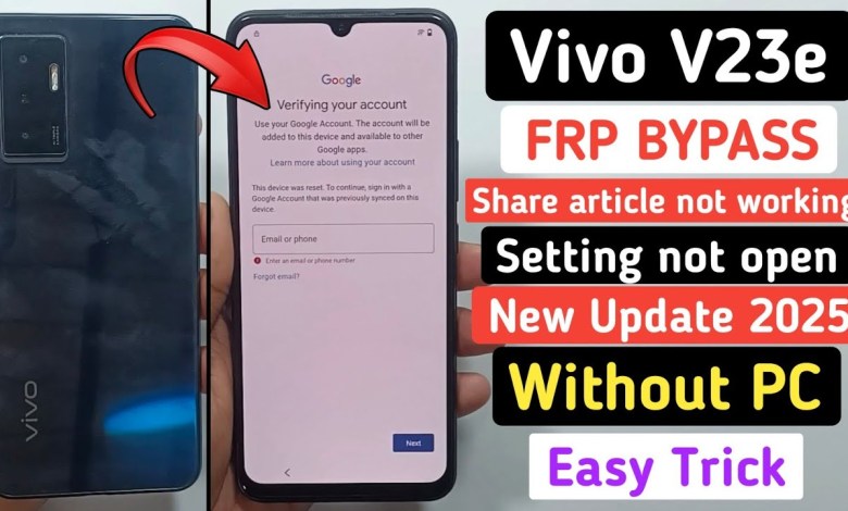 How to Bypass Frp on Vivo V23e Running Android 13 or 14 When Settings are Not Working How to Bypass Frp on Vivo V23e Running Android 13 or 14 When Settings are Not Working